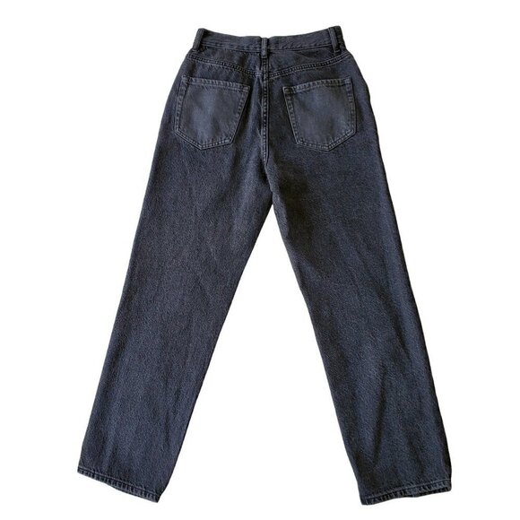 PacSun Y2K Eco Two-Tone Black High Rise Straight Leg Jeans 25 - Picture 7 of 16